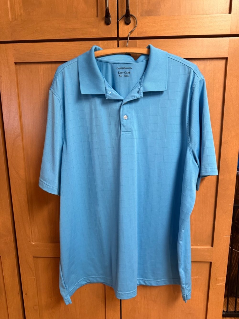 croft & barrow Light Blue Men's Polo Shirt